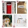 CREATCABIN Welcome Sign Natural Wood Door Hanging Decoration for Front Door Decoration HJEW-CN0001-01B-7