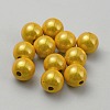 Matte Spray Painted Acrylic Beads OACR-TAC0001-13G-1