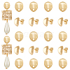 20Pcs 304 Stainless Steel Stud Earring Findings STAS-UN0059-04-1