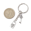 Valentine's Day Theme Alloy Keychains KEYC-JKC01052-01-3