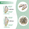 Transparent Resin Wing Pendants Set RESI-TAC0021-01A-3