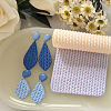 Plastic Polymer Clay Texture Roller for Making Earrings DIY-WH0622-471A-4