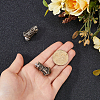 Brass Parachute Rope European Beads FIND-WH0609-62AS-3