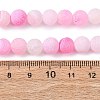 Natural Crackle Agate Beads Strands G-G055-8mm-1-3