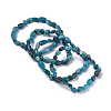 Natural Apatite Bead Stretch Bracelets BJEW-K213-40-8