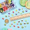 56G 8 Styles Handmade Polymer Clay Cabochons CLAY-FS0001-48-6