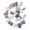 Natural Blue Chalcedony Beads Strands G-NH0075-A01-01-2
