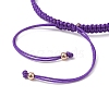 Adjustable Tube Natural Gemstone Braided Bracelets for Women BJEW-JB11006-02-4