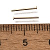 Brass Flat Head Pins KK-H502-01A-G-3