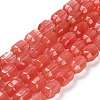 Cherry Quartz Glass Beads Strands G-F781-A01-01-1