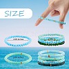 7Pcs 7 Style Handmade Polymer Clay Heishi Surfer Stretch Bracelets Set BJEW-SW00073-07-7