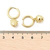 Brass Strawberry Hoop Earrings EJEW-M077-19G-01-3