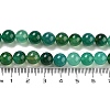 Natural Green Onyx Agate Dyed Round Bead Strands G-P070-19-8mm-3