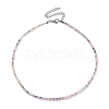 Glass Beaded Necklace NJEW-Z029-05K-1