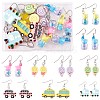 DIY Cartoon Earring Making Kit DIY-SZ0009-03-1