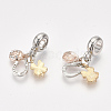 Alloy European Dangle Charms MPDL-S066-077-2