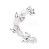 Angel Fairy Shape Electroplate Transparent Glass Beads Strands AJEW-JB01172-04-2