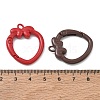 Spray Paint Alloy Spring Gate Rings AL-CBA95B0-01-3
