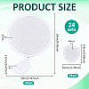 Nylon Foldable Flying Disc or Fan with Storage Bag Assortment AJEW-WH0696-154A-2