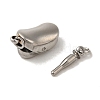 Non-Tarnish 304 Stainless Steel Box Clasps STAS-C100-01B-P-2