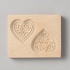 Beech Wood Cookie Molds AJEW-WH0083-59F-1
