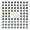 100Pcs 8mm Natural Ruby in Zoisite Round Beads X1-DIY-LS0002-05-2