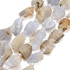Raw Rough Natural Blue Lace Agate Beads Strands GG-CBA0B77-A04-01-2