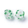 Handmade Bumpy Lampwork Beads LAMP-E021-07O-1