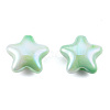 UV Plating Rainbow Iridescent Acrylic Beads LS-PACR-T016-02B-2