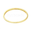 Brass Pave Colorful Glass Hinged Bangles for Women BJEW-M312-05G-3