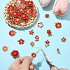 60Pcs 15 Styles Alloy Enamel Pendants ENAM-CJ0006-46-5