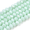 Electroplate Glass Beads Strands EGLA-A034-P1mm-A20-1