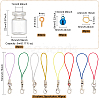 BENECREAT DIY Wish Bottle Pendant Decoration Making Kit DIY-BC0006-59-2