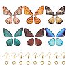  DIY Butterfly Wing Earring Making Kit DIY-TA0005-14-2