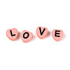 Opaque Acrylic Enamel Beads X-MACR-S273-37C-2