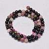 Round Natural Tourmaline Beads Strands G-K068-13-6mm-2