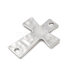 Alloy Textured Religion Cross Links Connector Charms FIND-Z127-01P-03-2