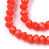 Opaque Solid Color Imitation Jade Glass Beads Strands EGLA-A044-P3mm-D03-3