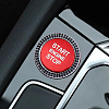 2Pcs Self Adhesive Zinc Alloy with Rhinestone Car Stickers STIC-CN0001-09-7