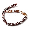 Rice Shape Tibetan Style dZi Beads Strands G-A269-A13-01-3