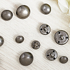 40Pcs 3-Hole Brass Buttons BUTT-CY0001-18B-7
