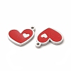 304 Stainless Steel Enamel Charms STAS-F291-08P-3