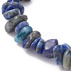 Natural Lapis Lazuli Chips Beaded Bracelet BJEW-JB09686-06-2