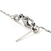 Non-Tarnish 304 Stainless Steel Add a Bead Adjustable Chains Bracelets for Women BJEW-M307-01B-P-3