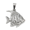 304 Stainless Steel Pendants LS-STAS-B141-03F-P-1