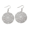 304 Stainless Steel Dangle Earrings EJEW-R015-01P-04-5