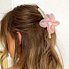 3Pcs 3 Colors PS Plastic & Polyester & Iron Claw Hair Clips for Women Girls Thick Hair PHAR-GO0001-04-5