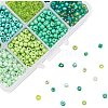 Mixed Style 6/0 Round Glass Seed Beads SEED-PH0006-4mm-08-4