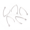 Tarnish Resistant 304 Stainless Steel Earring Hooks STAS-F227-26A-P-1