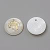 Freshwater Shell Pendants SHEL-Q010-012G-2